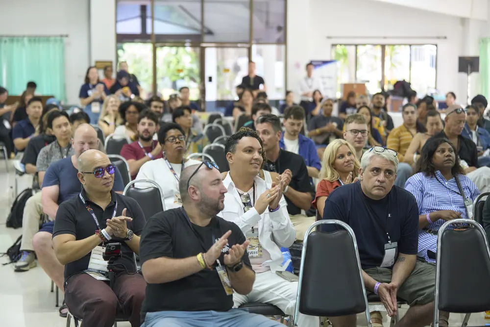 The Builders Camp crowd