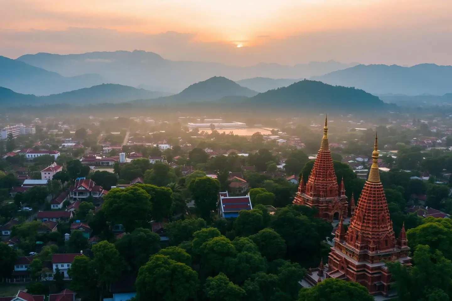 Chiang Mai at golden hour