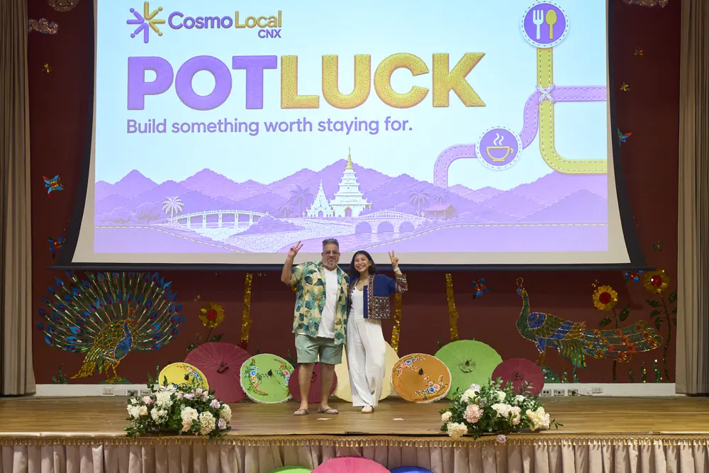 The Pot Luck stage