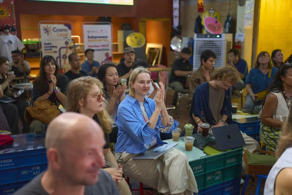 The Show and Tell audience